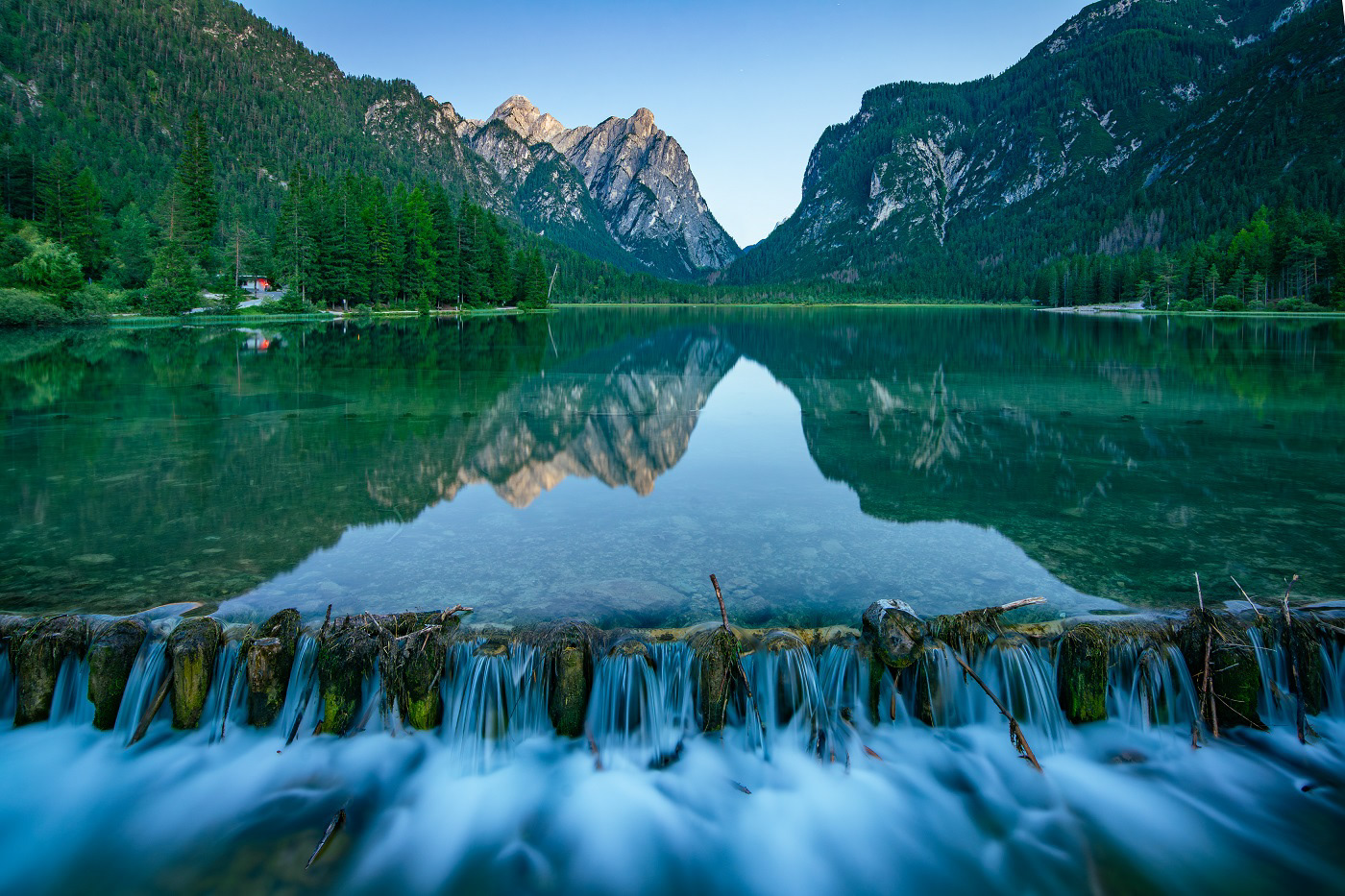 Sommerabend am Toblacher See