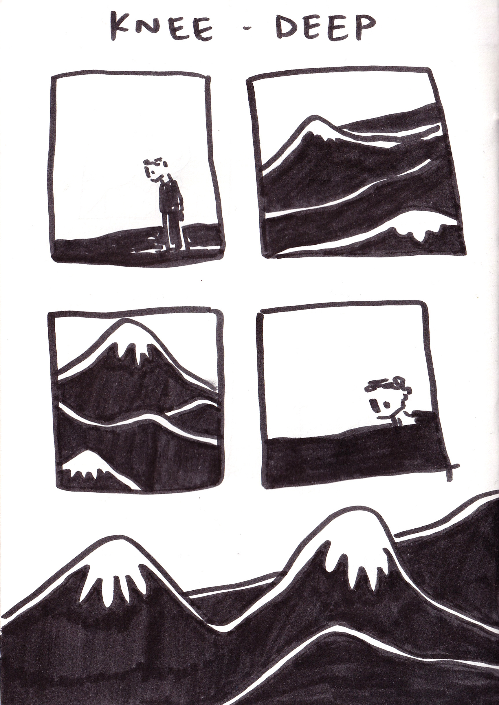 knee - deep