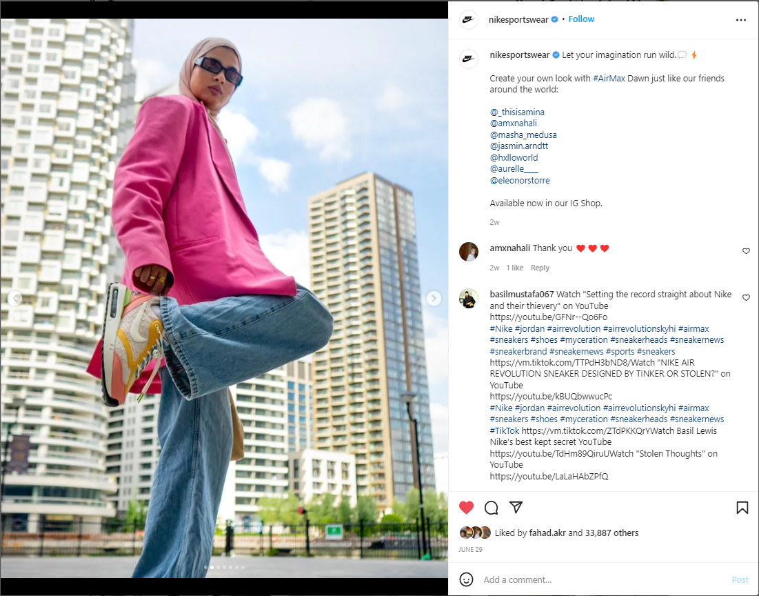 Aminah Ali x Nikesportwear