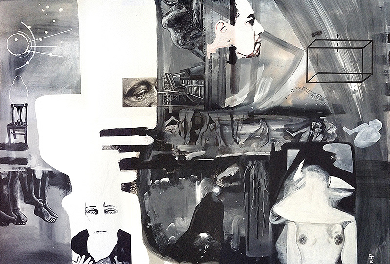 Sebastian Elias / Pintura / Painting / Sessions with Valeria 2 / Sesiones con Valeria 2