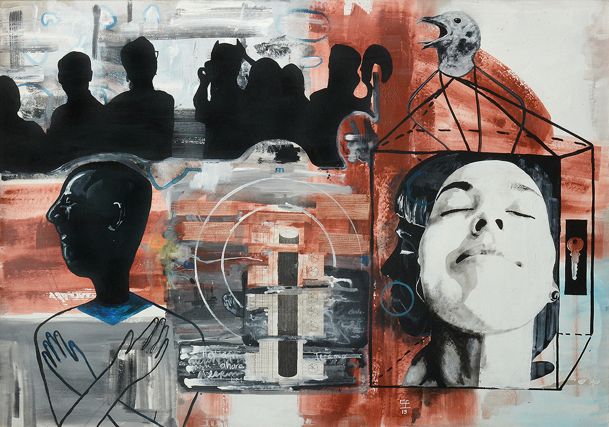 Sebastian Elias / Pintura / Painting / Reencuentro / Reunion