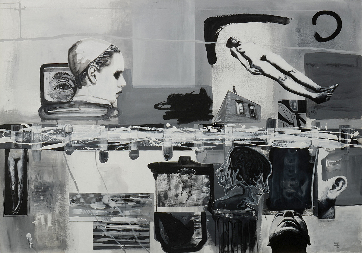 Sebastian Elias / Pintura / Painting / Acechando a la intuición / Stalking intuition