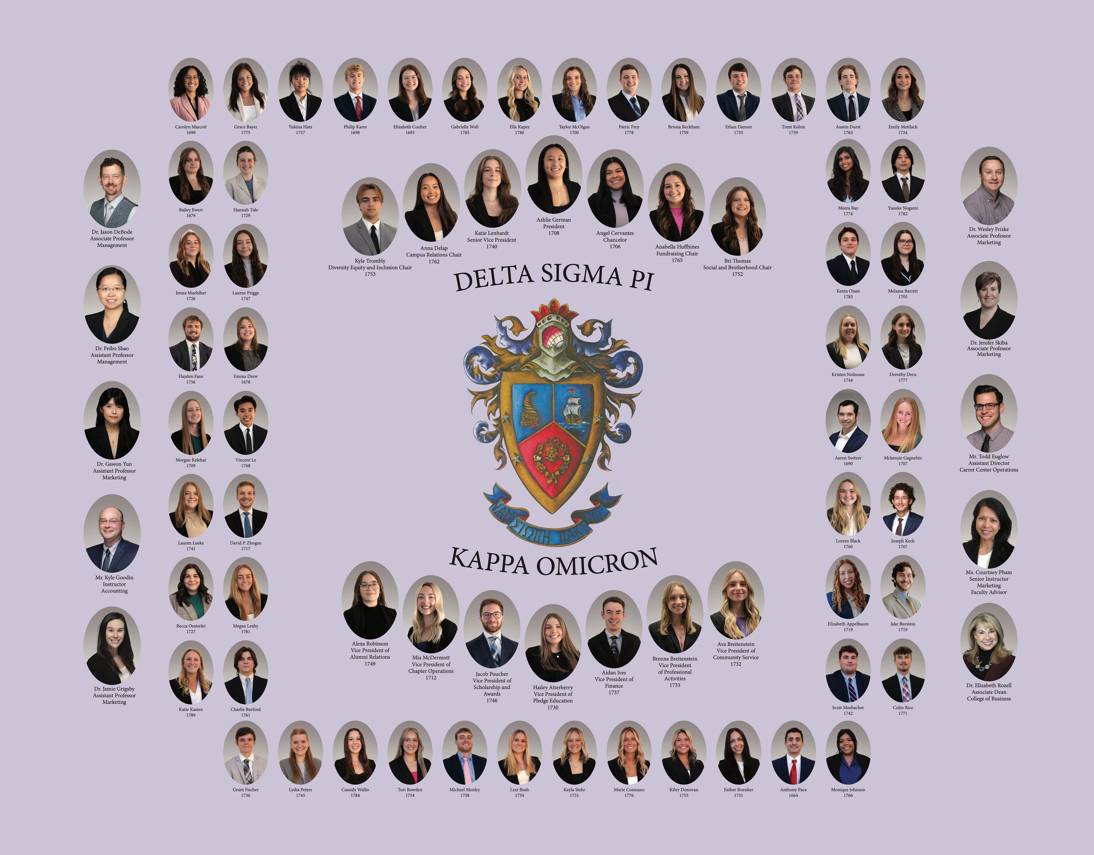 Delta Sigma Pi Composite; Inkjet Print – 2023