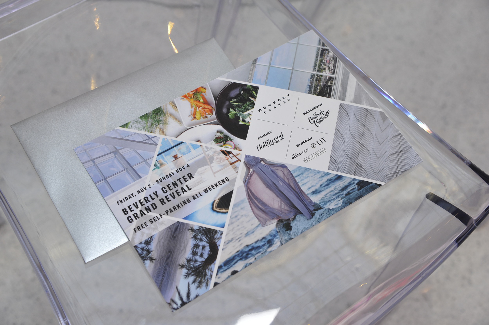 Beverly Center Grand Reveal | Designed Event Collateral