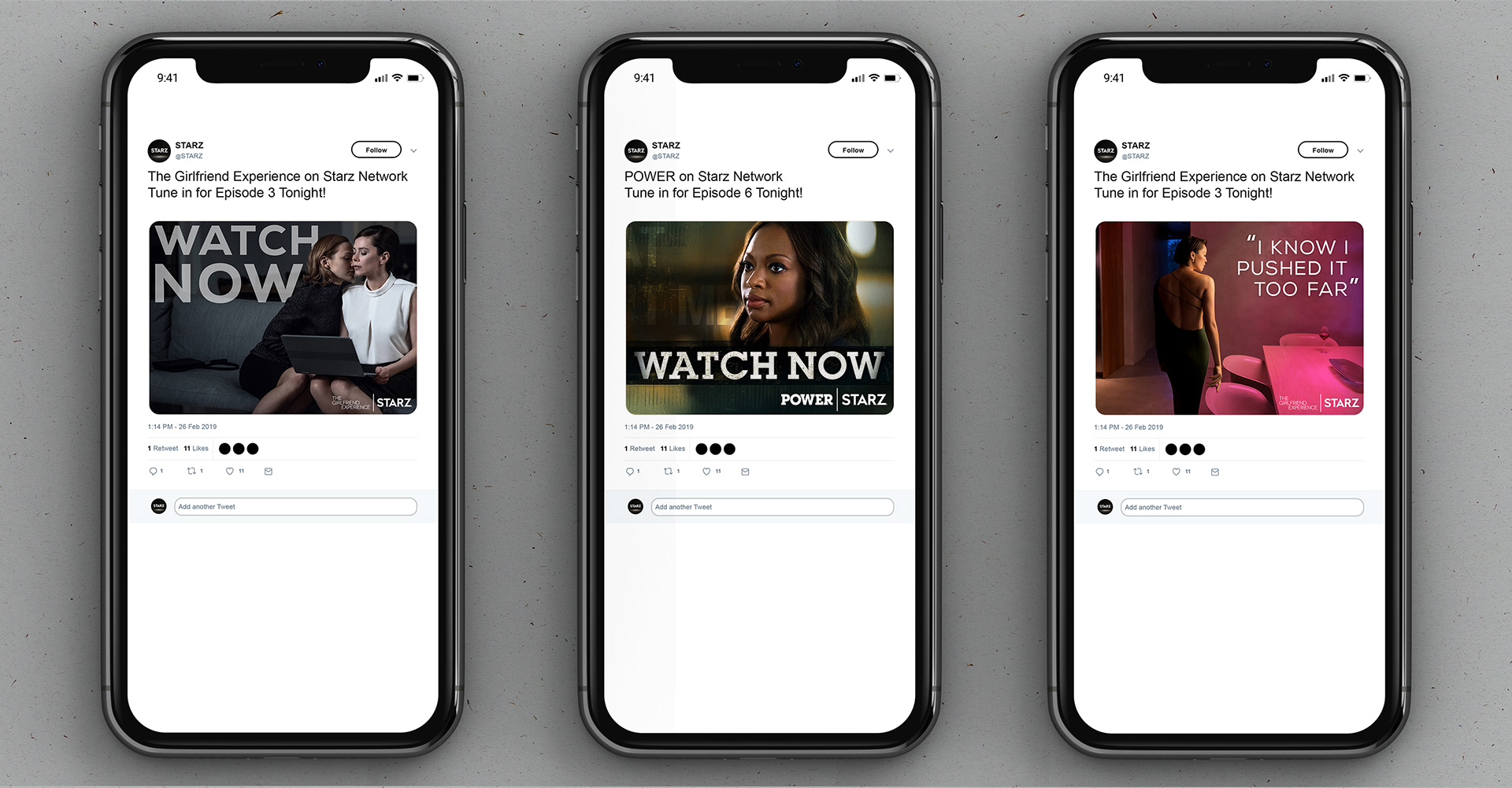 Starz | Social Content Design