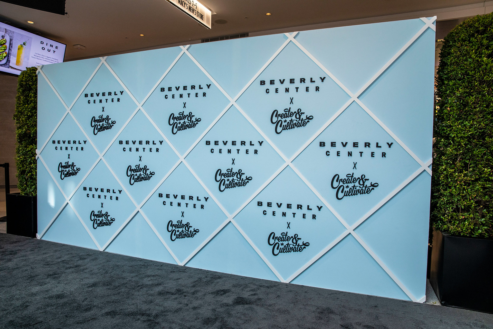 Beverly Center Grand Reveal | Designed Step and Repeat