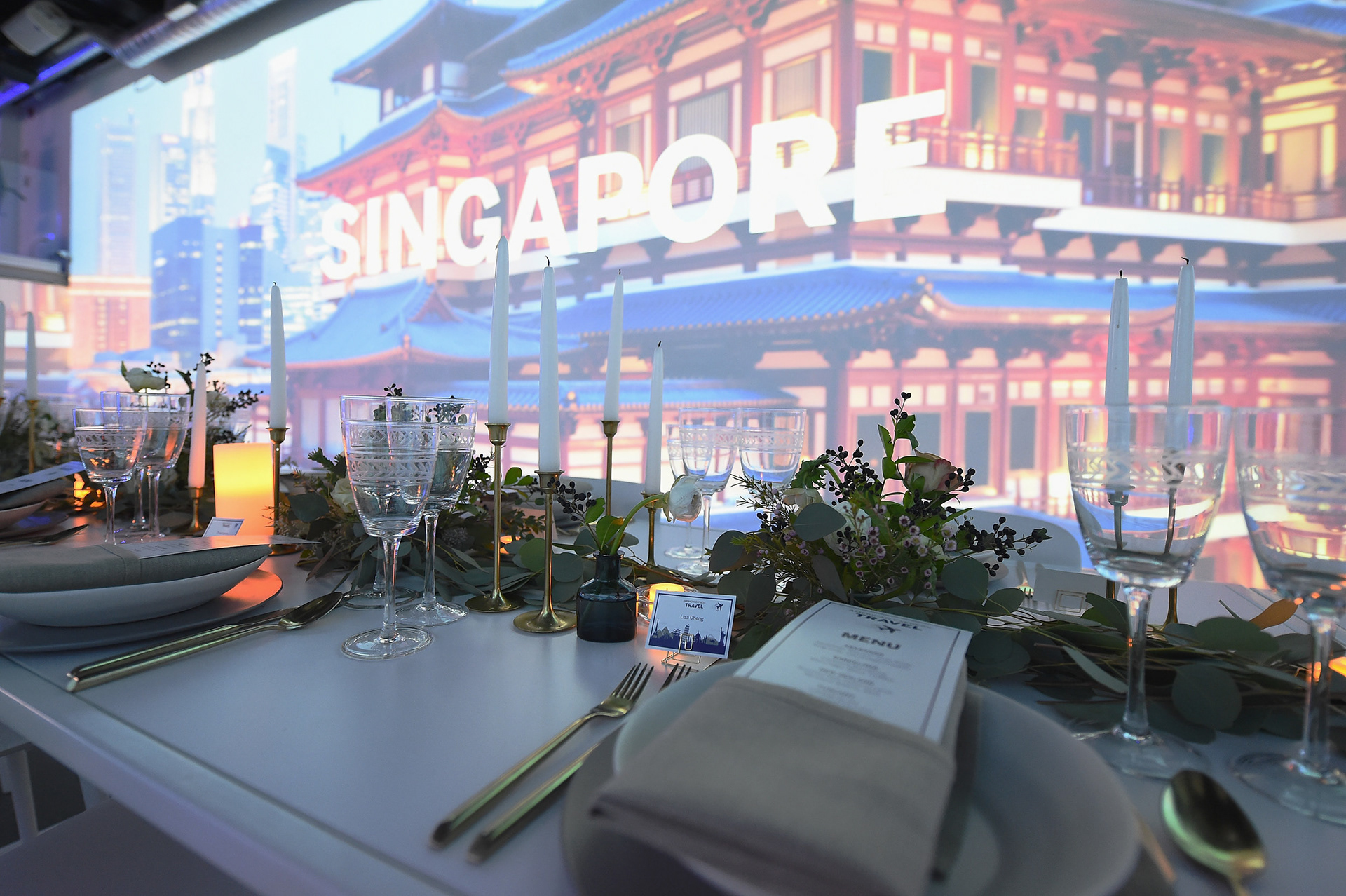 American Express Travel | Event Space Design + Menu Design