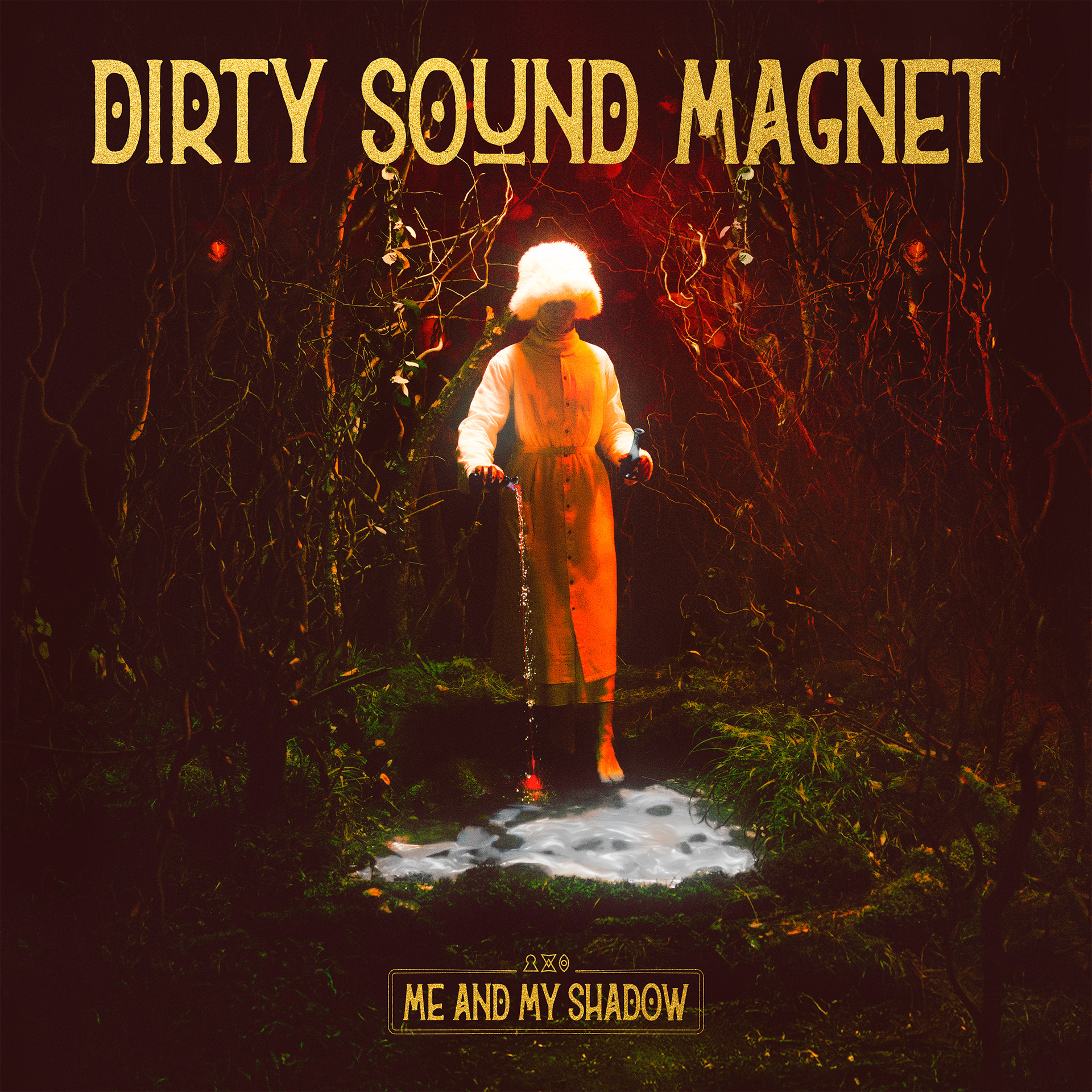 Réalisation de la photo de couverture de l'album Me And My Shadow de Dirty Sound Magnet