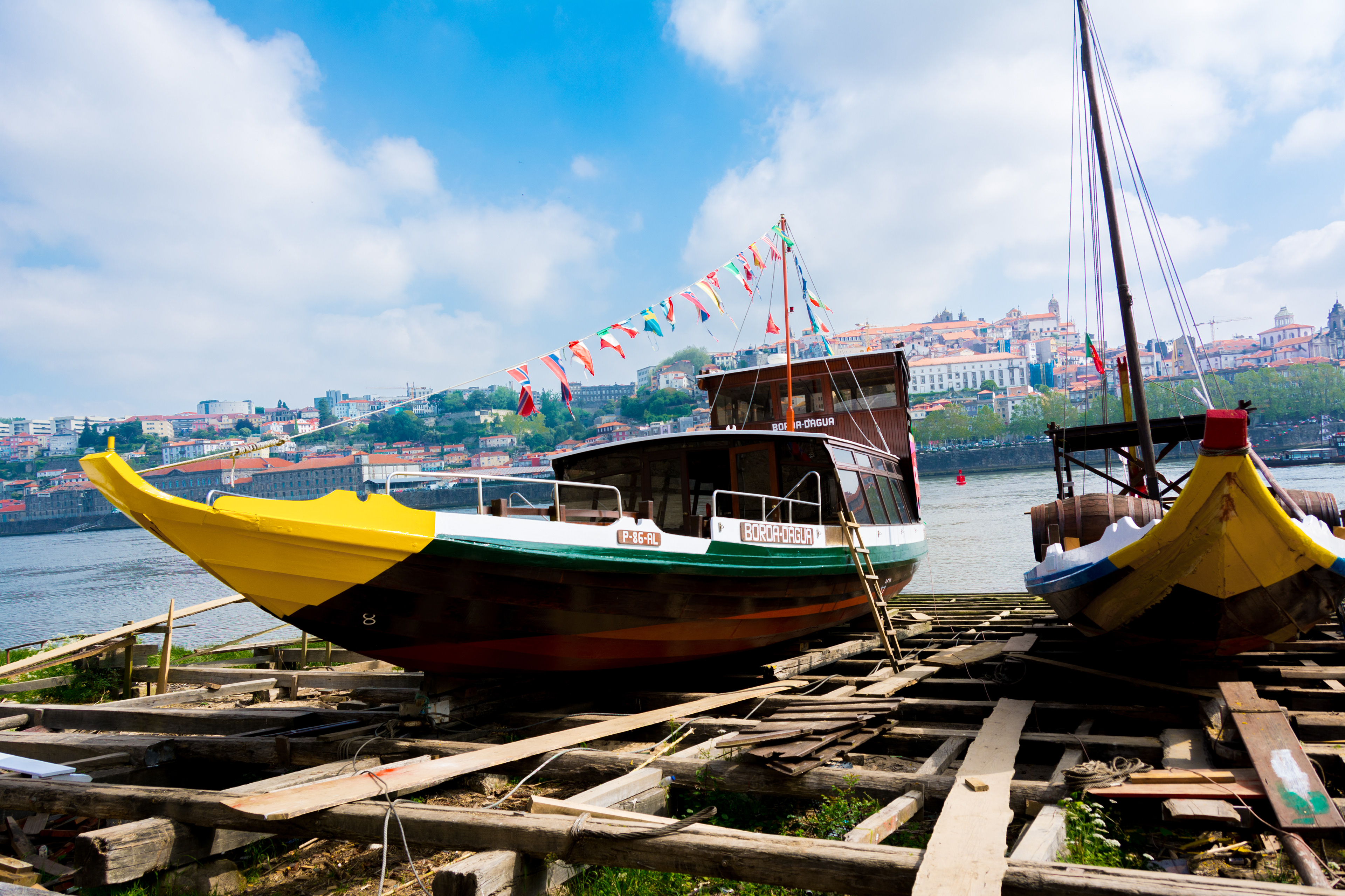 Porto Wine Boats in Porto