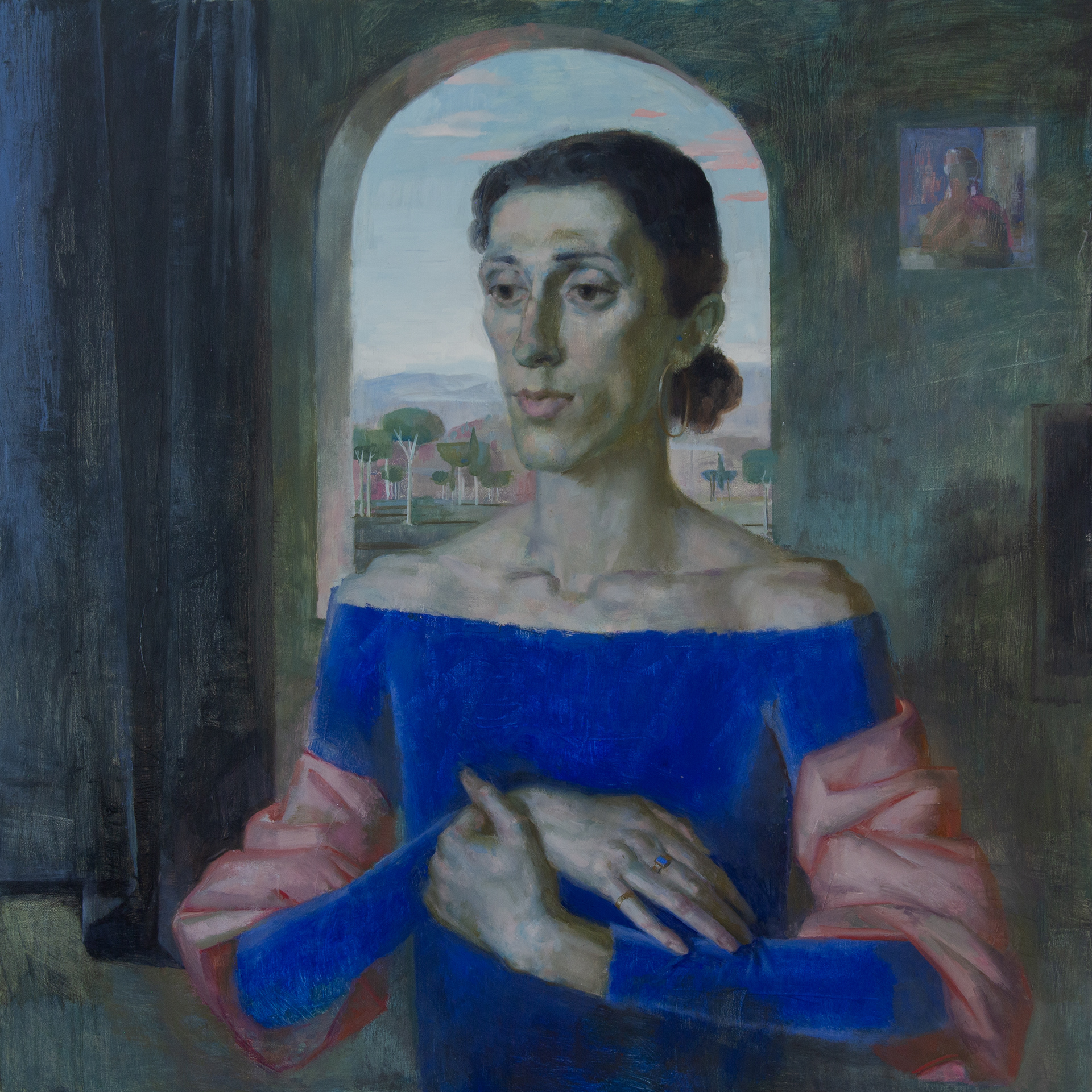 Francesco Oil on Canvas  100 x 100 cm