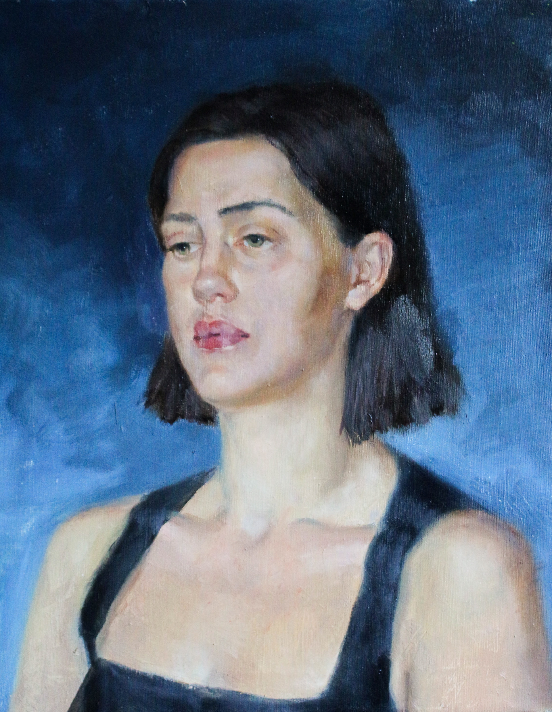 Portrait of Beatriz. 40 x 50. Oil painting