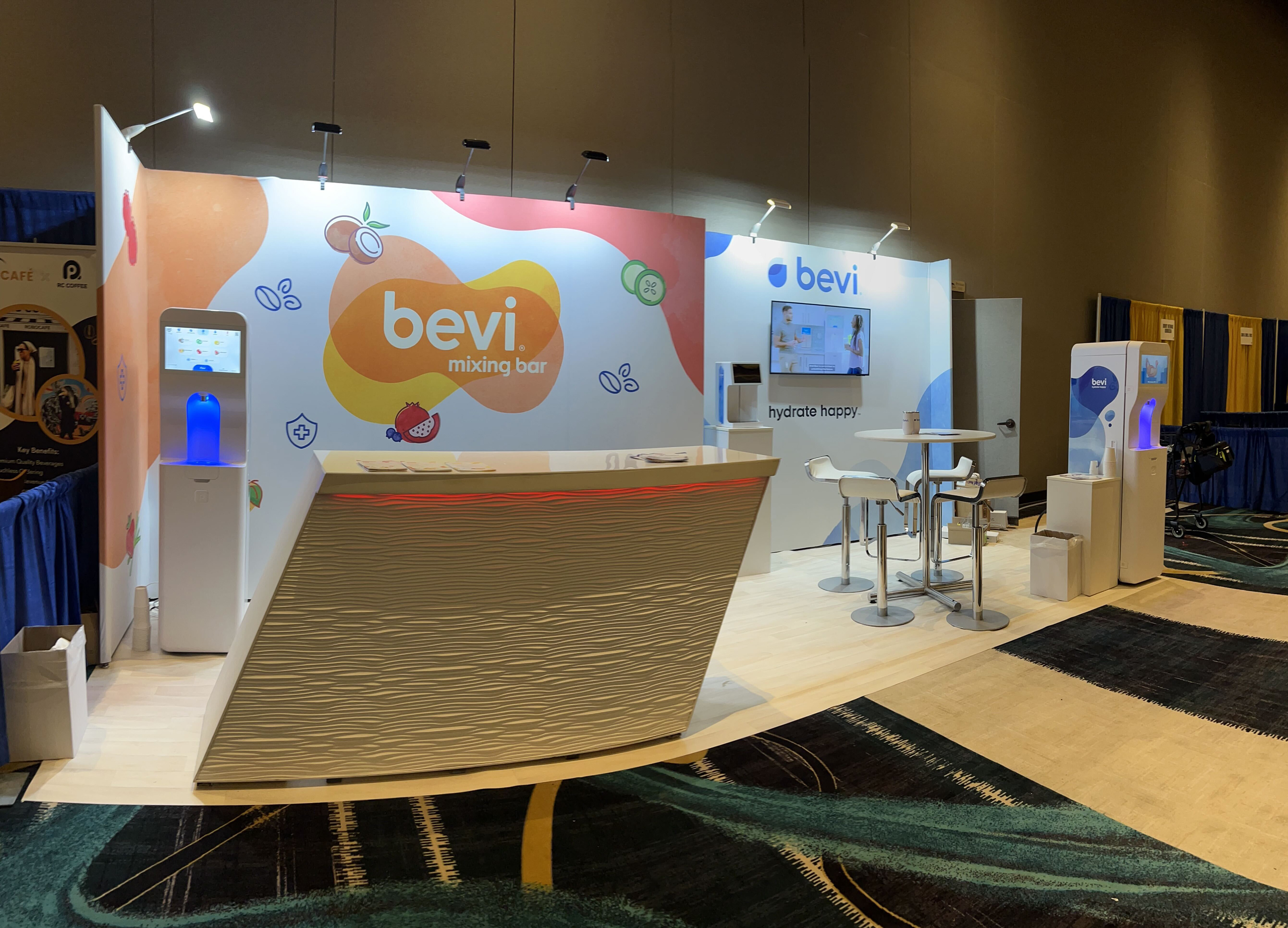 Full booth at the event