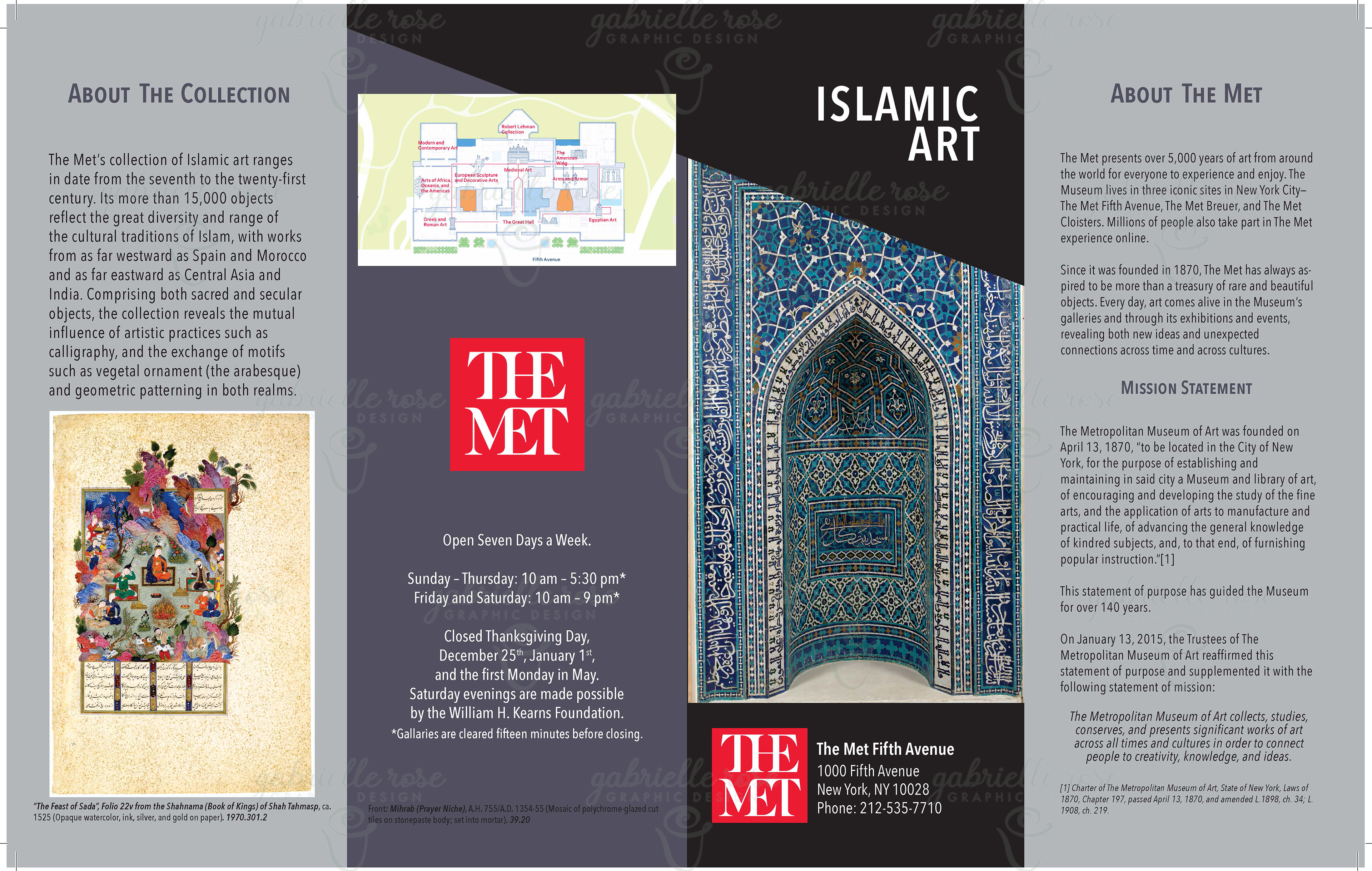 Brochure Design (Double Gate Fold) – 2019