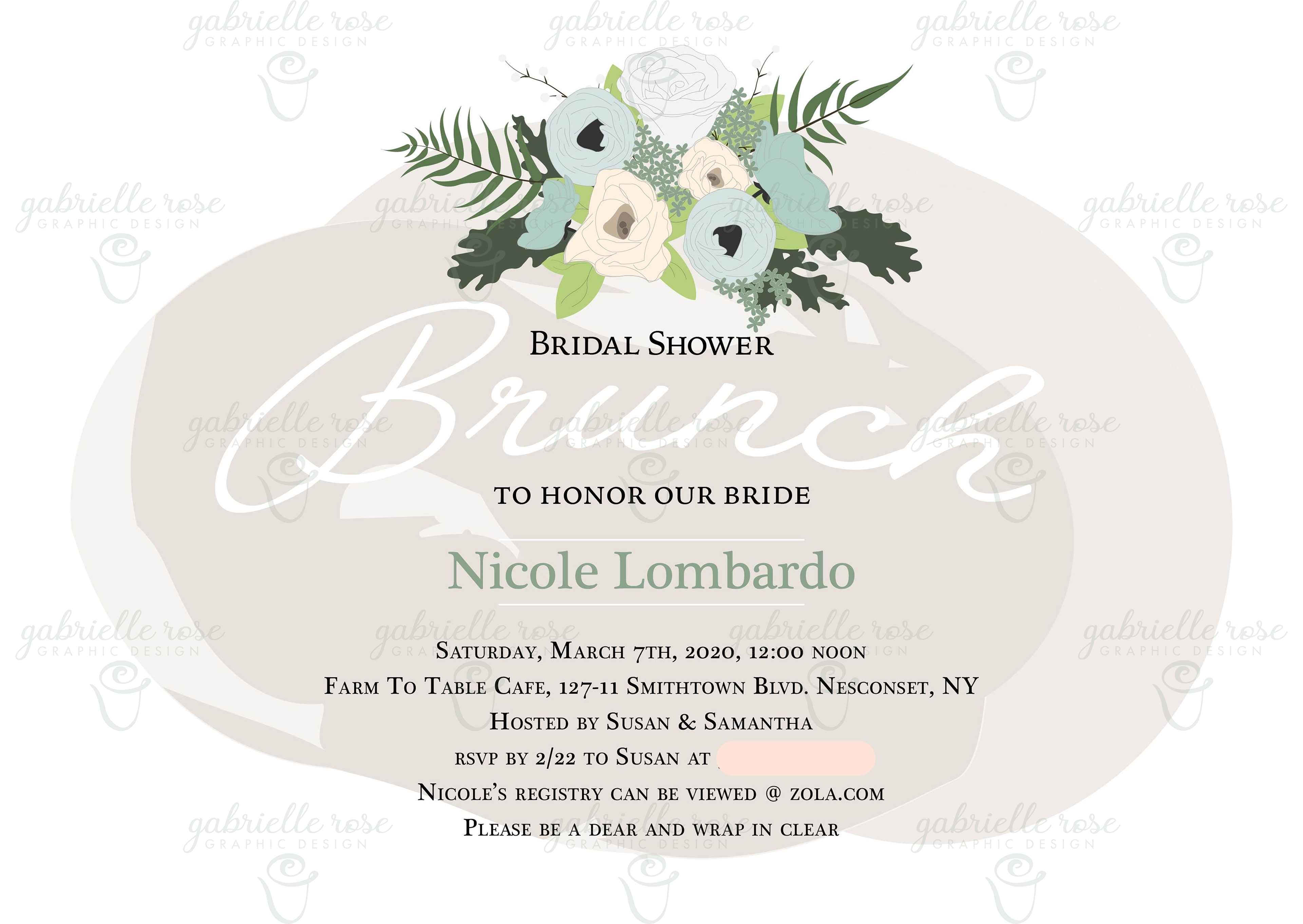 Bridal Shower Invite
