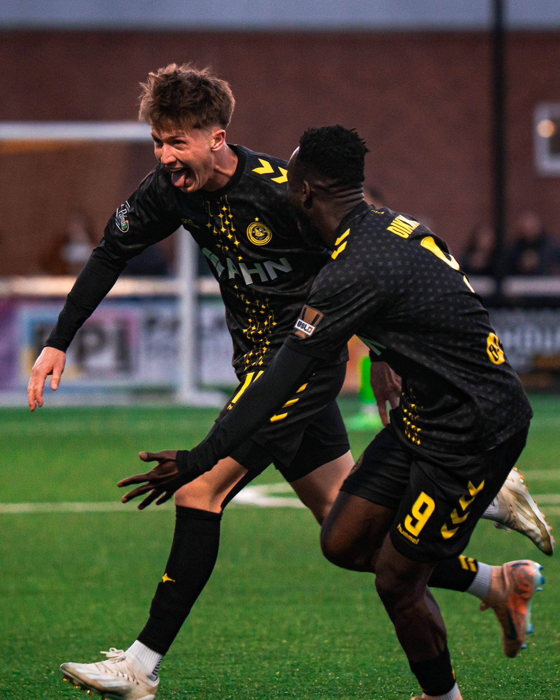 Celebration of the first goal of the 2026 season