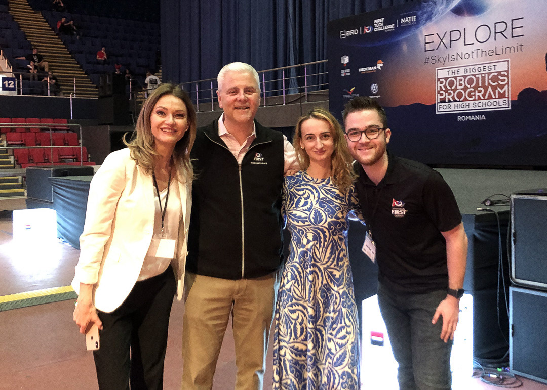BRD FIRST® Tech Challenge Romania, Dana Razboiu - Don Bossi - Gabriela Ivan - Julien Bertrand, 2019