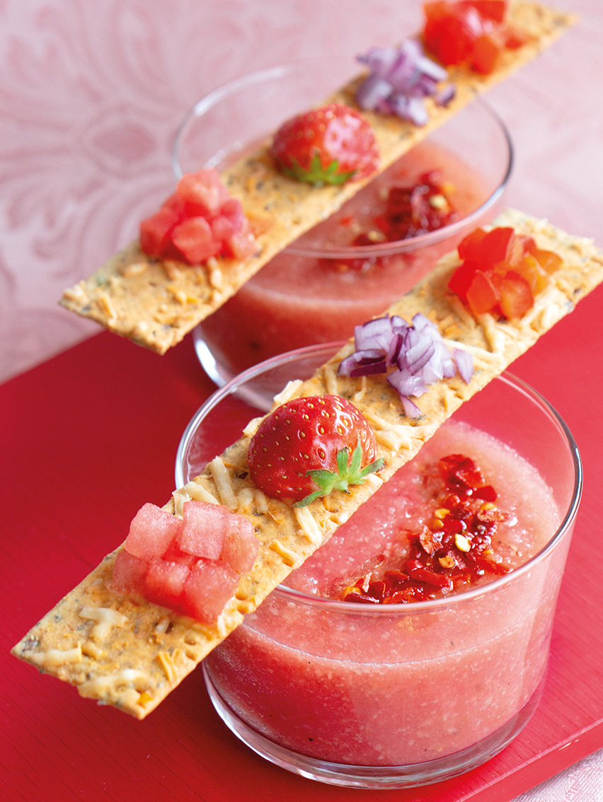 Meloni-tomaattigazpacho