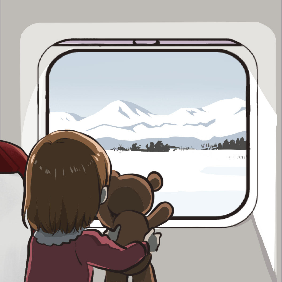 雪景色、きれいだね!