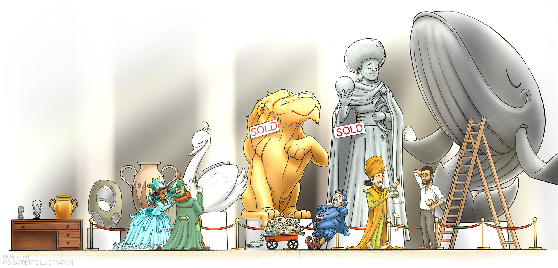 Progressive Rock - Children's Book - Double Page Spread for DH&Co