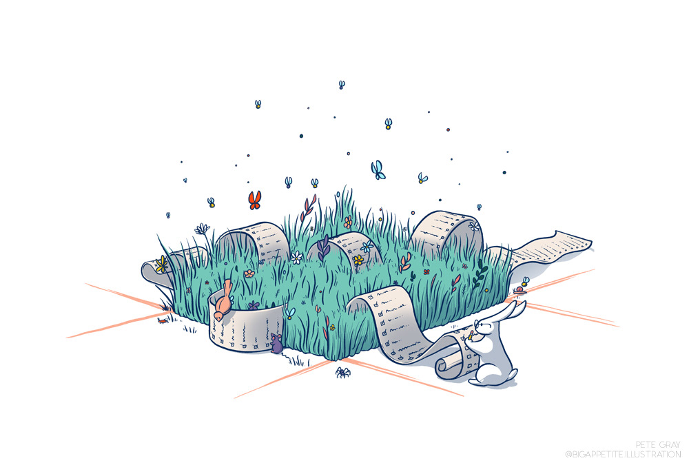 Counting on Nature - Website Illustration for My Square Metre