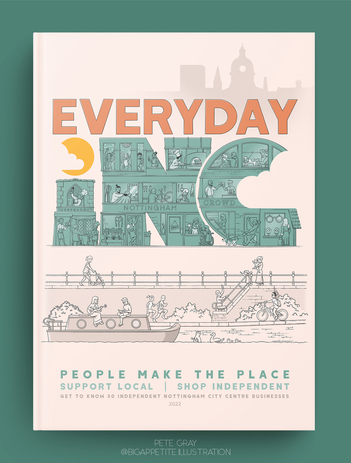 Community Incorporated - Editorial Design and Illustration and Branding for Everyday INC Magazine