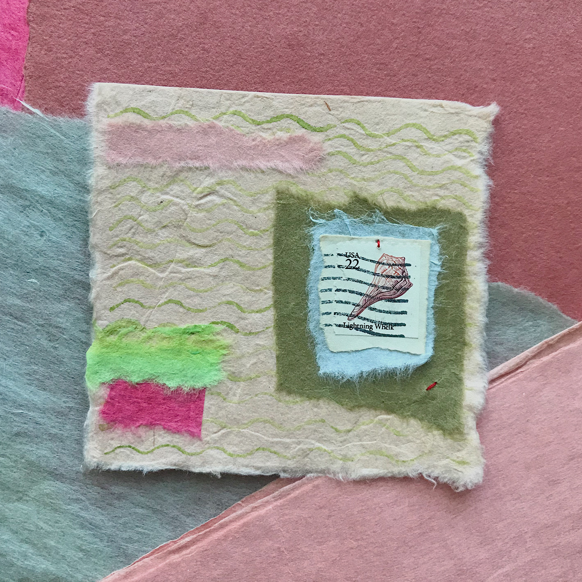 in due time; a series of 3 collages