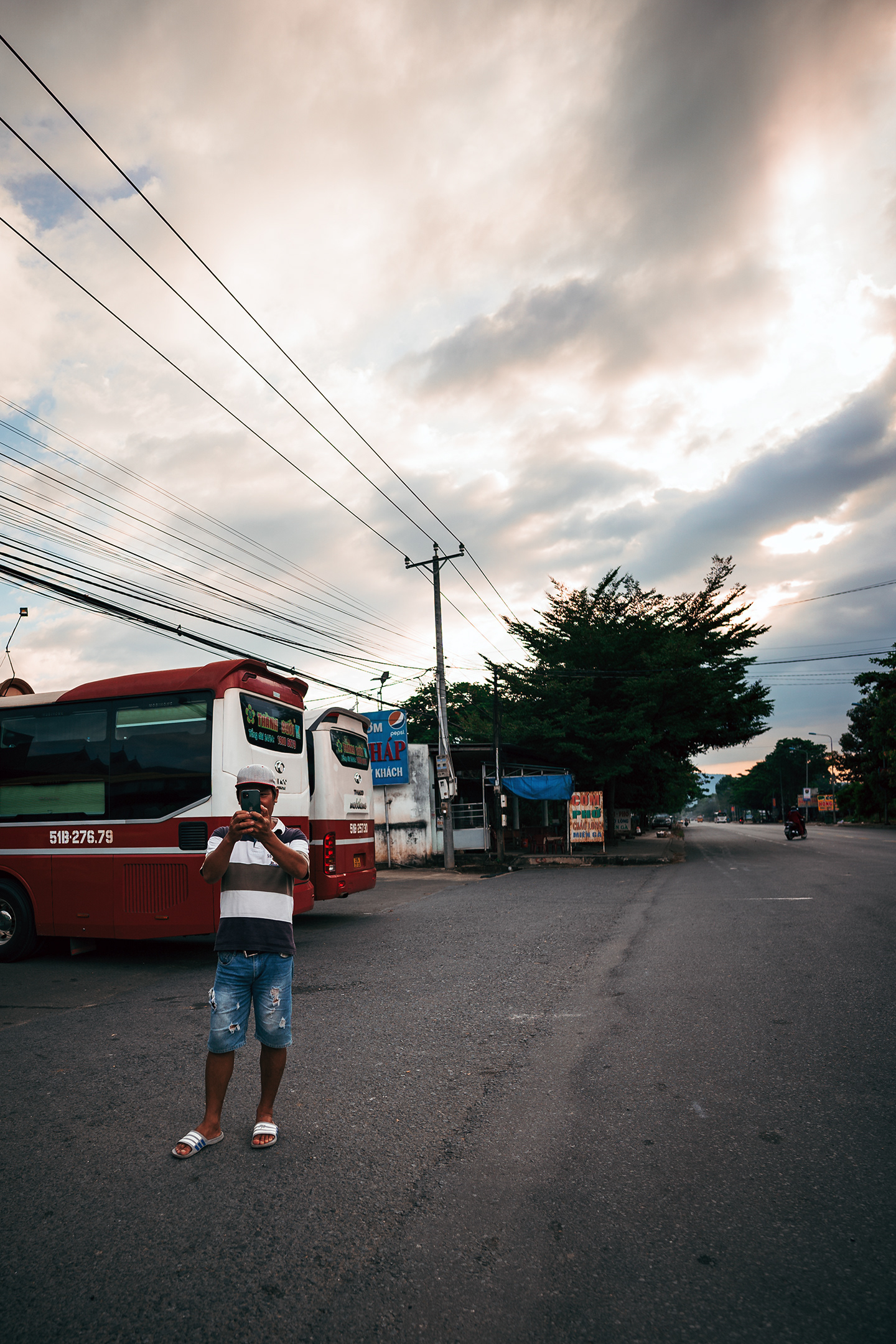 Zwischenstopp auf der Route nach Đà Lạt.