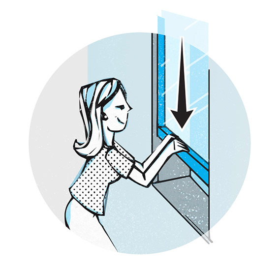 Closing the window