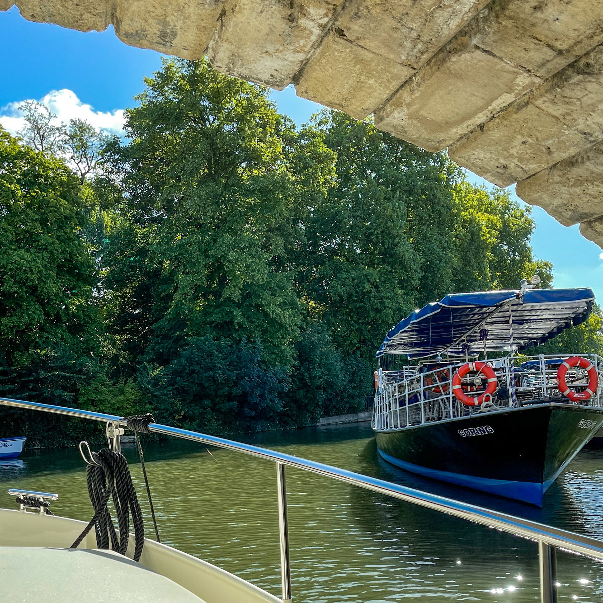 Under Folly Bridge in Oxford