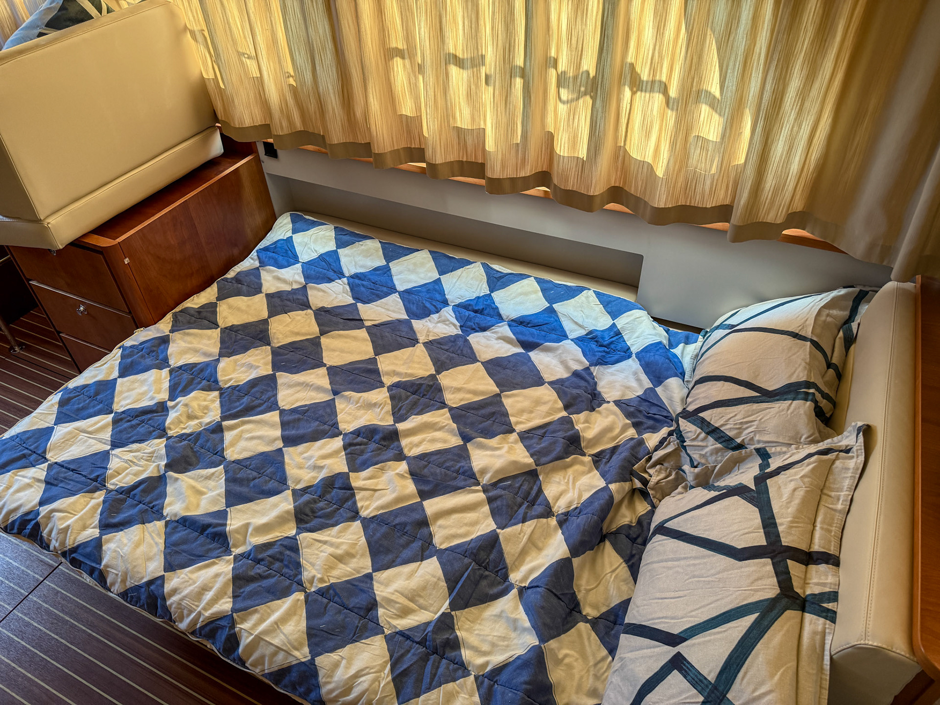 Rearrange the cushions