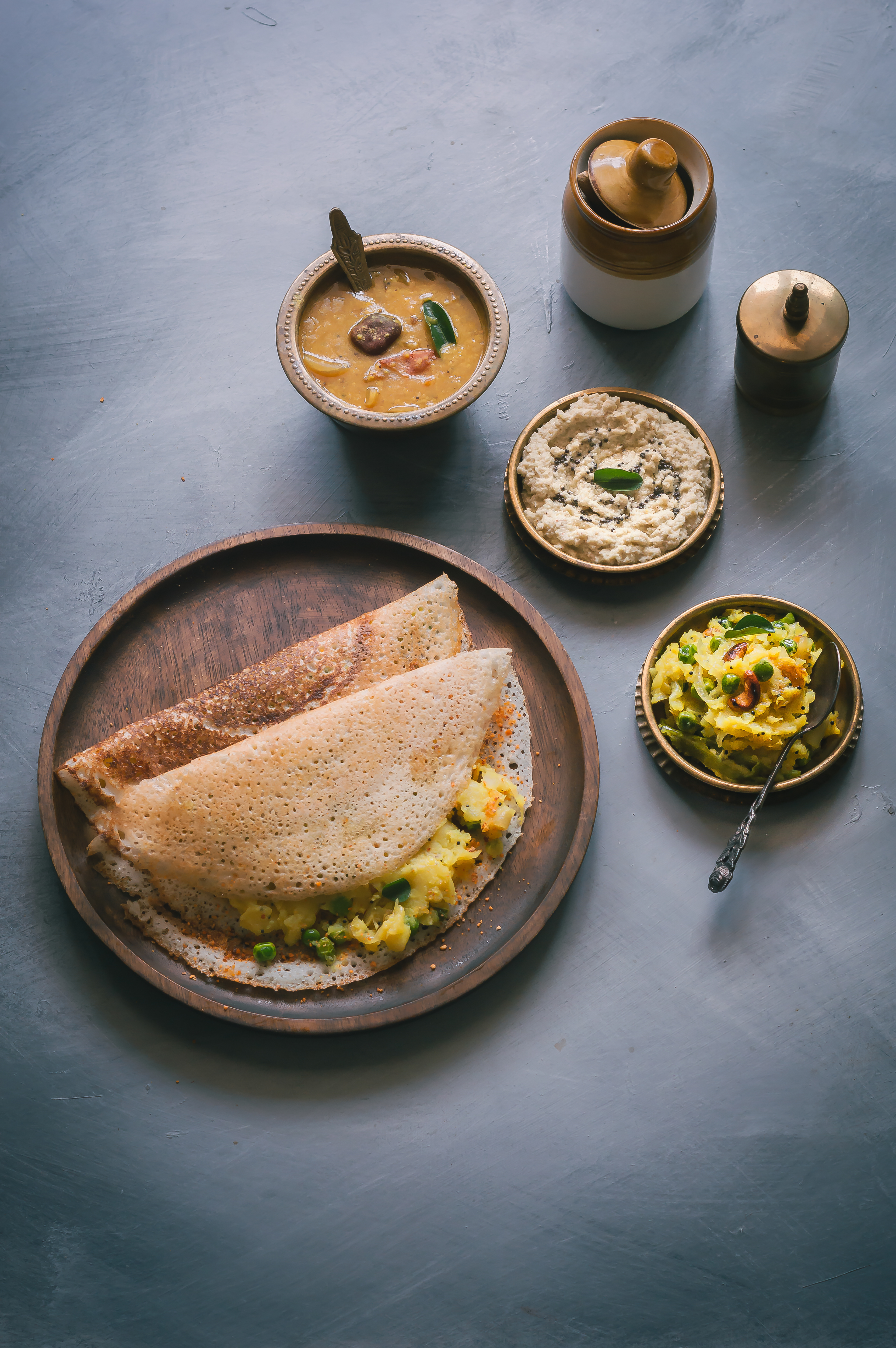 South Indian Breakfast - Masala Dosa