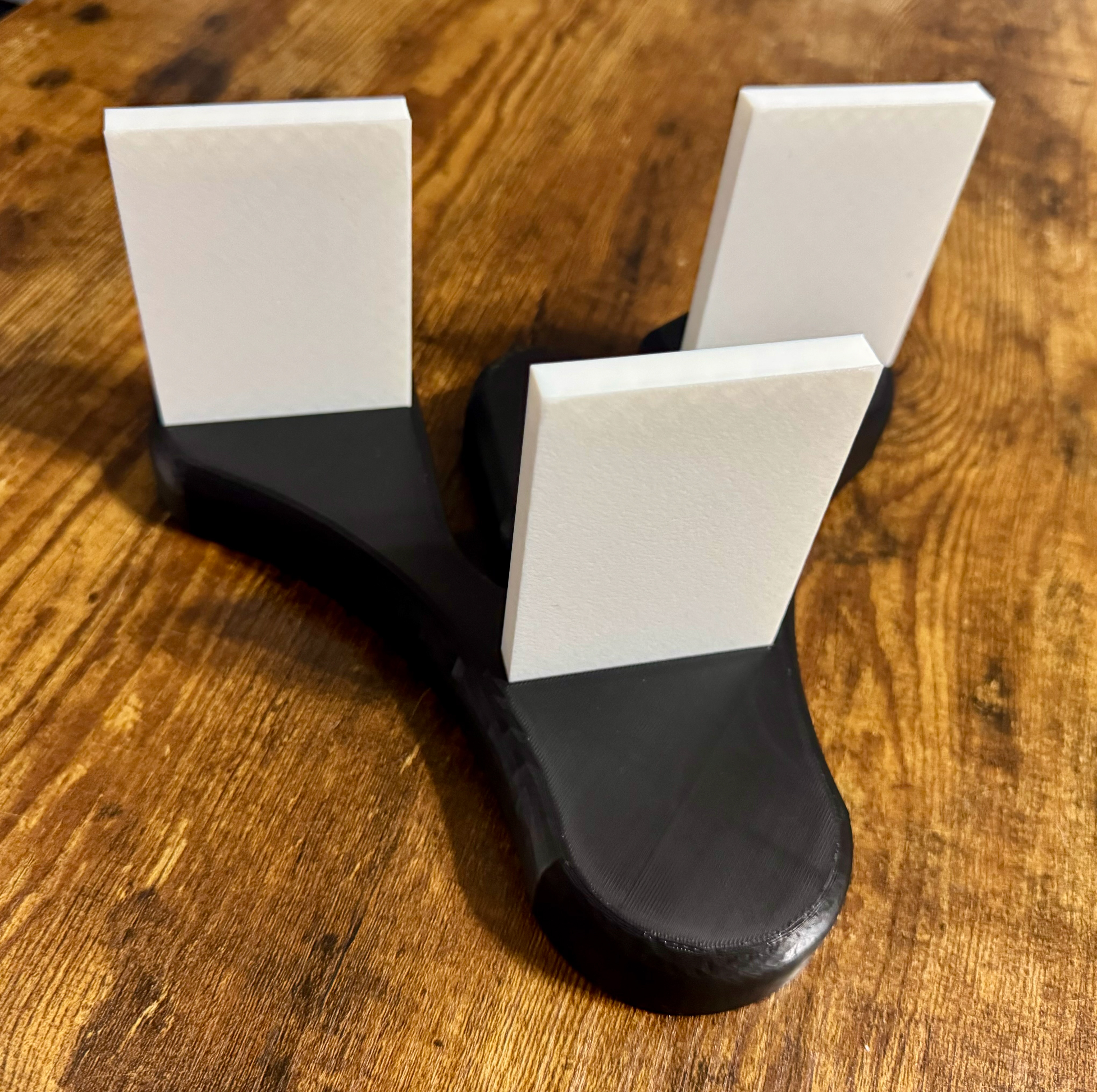 Trading cards stand.