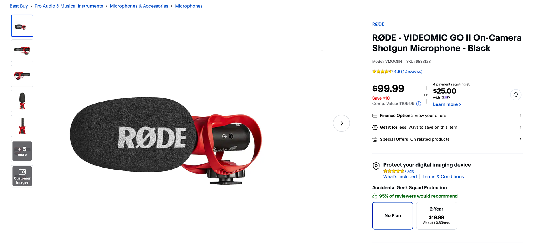 A shotgun microphone that is both affordable and highly rated. Audio can make or break a broadcast!
