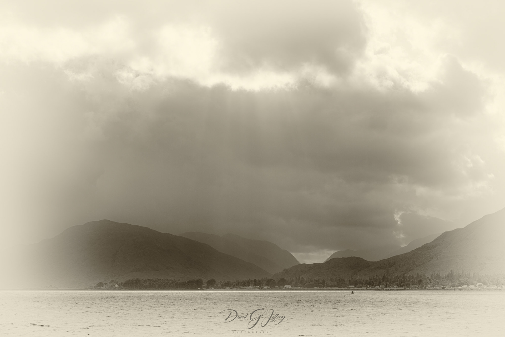 View from Bunree, Western Highlands.