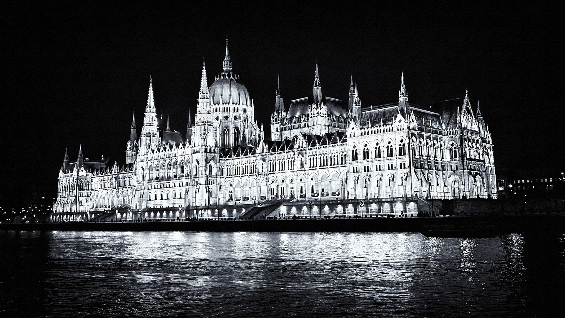 Budapest Parliament at Night