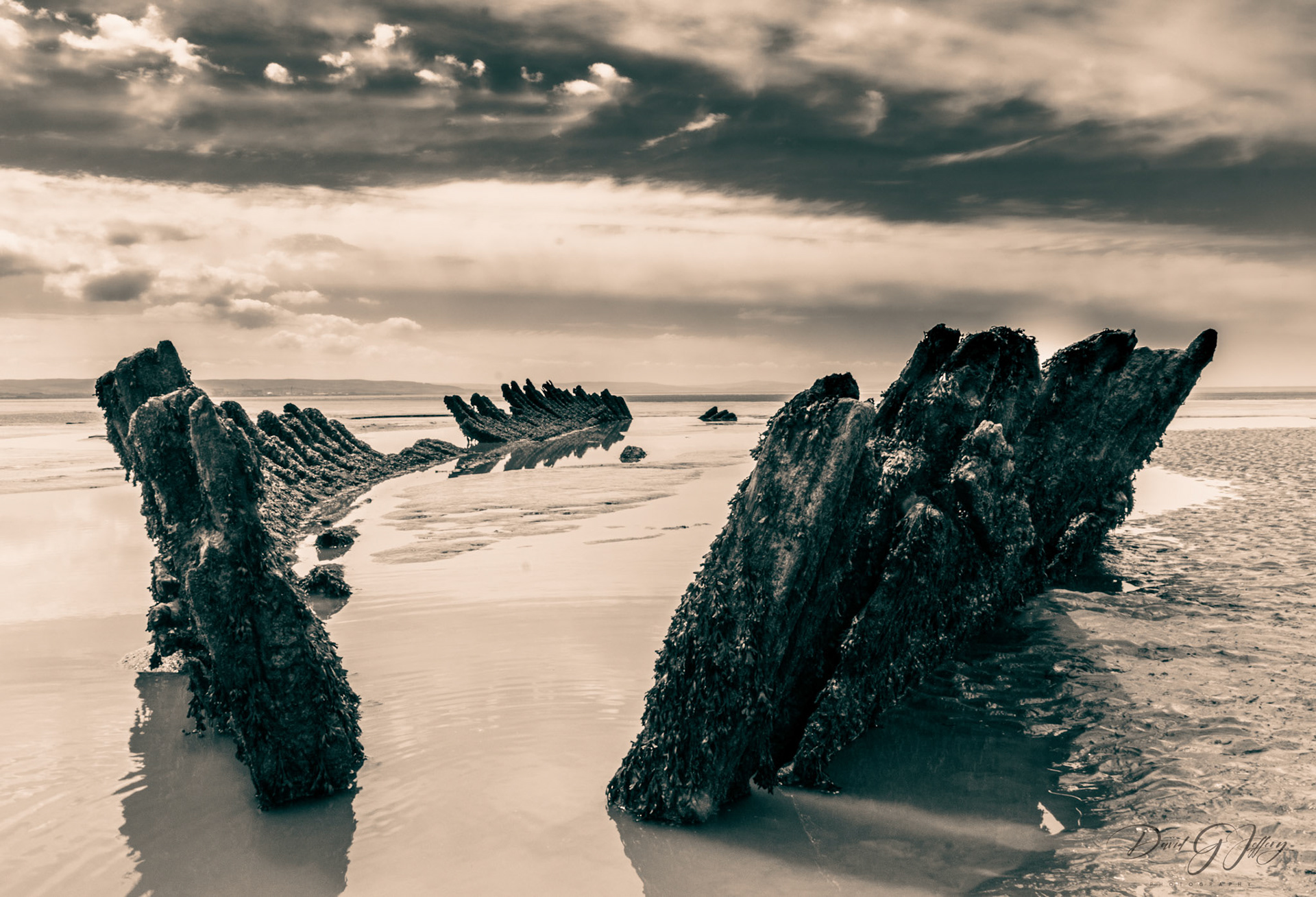 Wreck on Berrow Beach #1