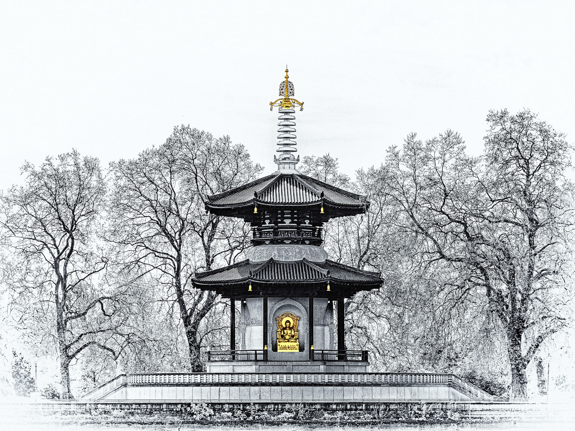 Peace Pagoda Battersea London