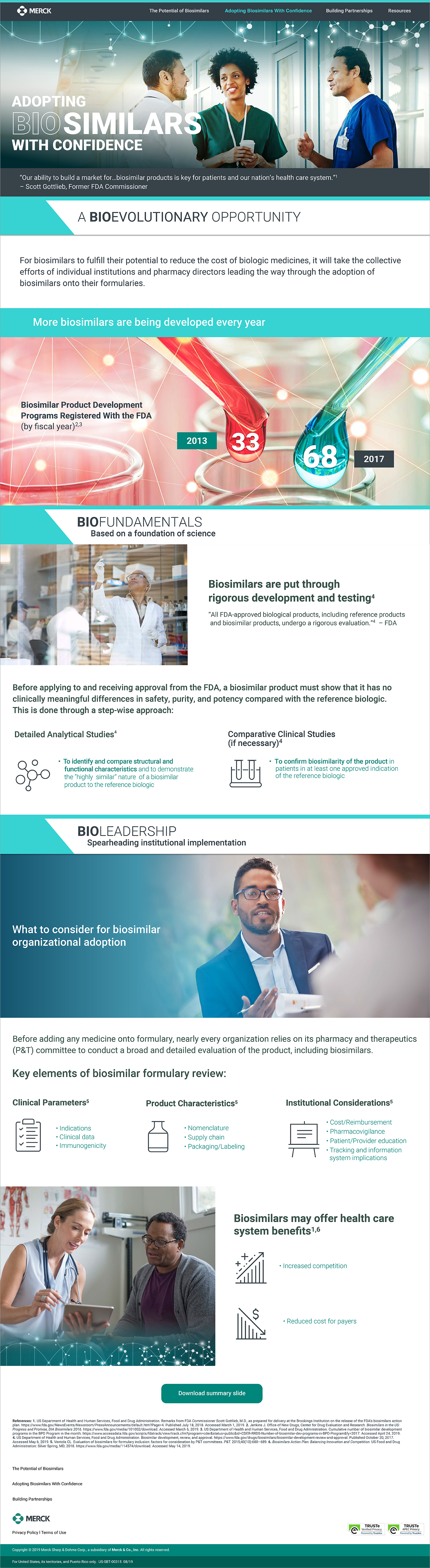 Adopting Biosimilars with Confidence Page