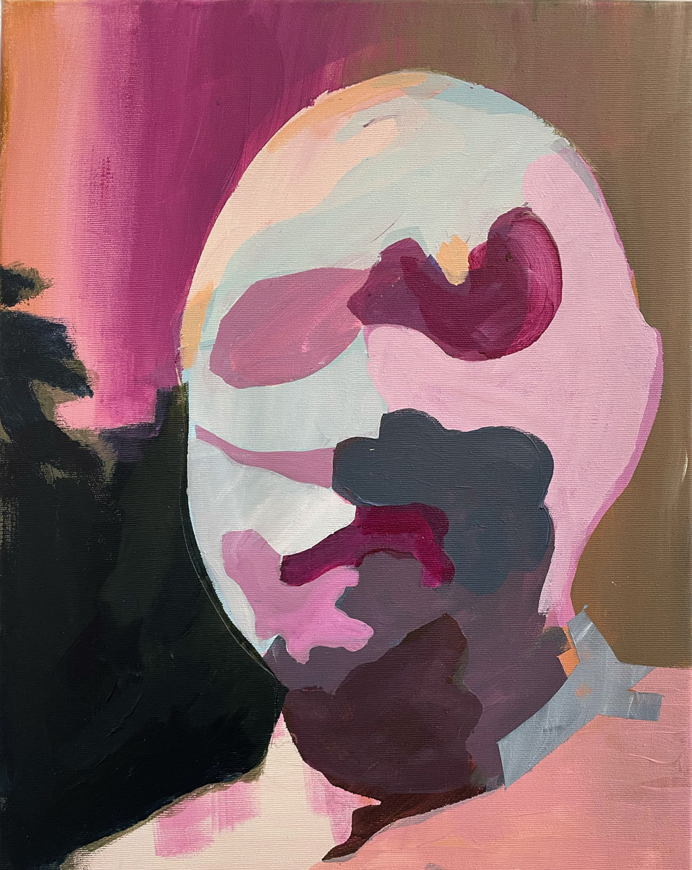 Michael, Acryl auf Leinwand, 50x40cm. 2023