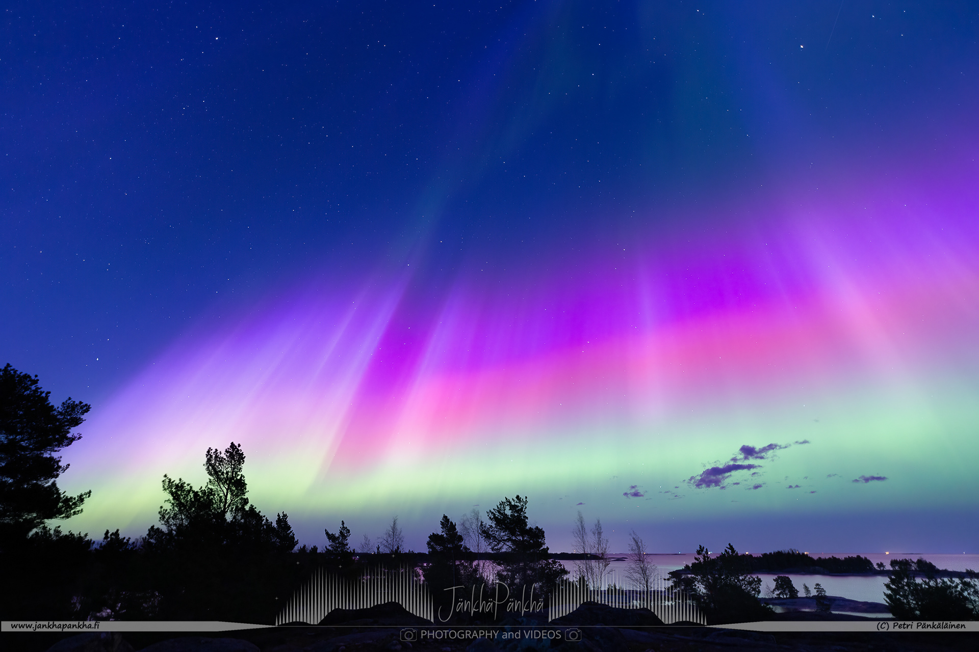 This was the strongest geomagnetic storm in 20 years. It caused very colorful northern lights in the Southern Europe, Florida and California. Normally the northern lights are on the north sky but this time they were on the Southern sky, over the Baltic Sea nearby Helsinki, Finland. During that night the northern lights metrics exploded as they had to measure extreme values of G5/KP9 geomagnetic storm.