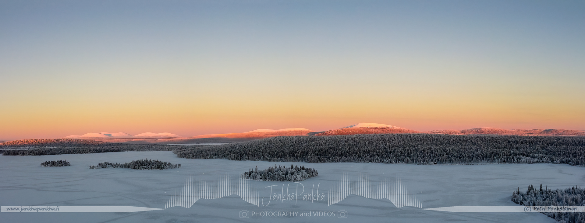 Lake Särkijärvi at the sunset
