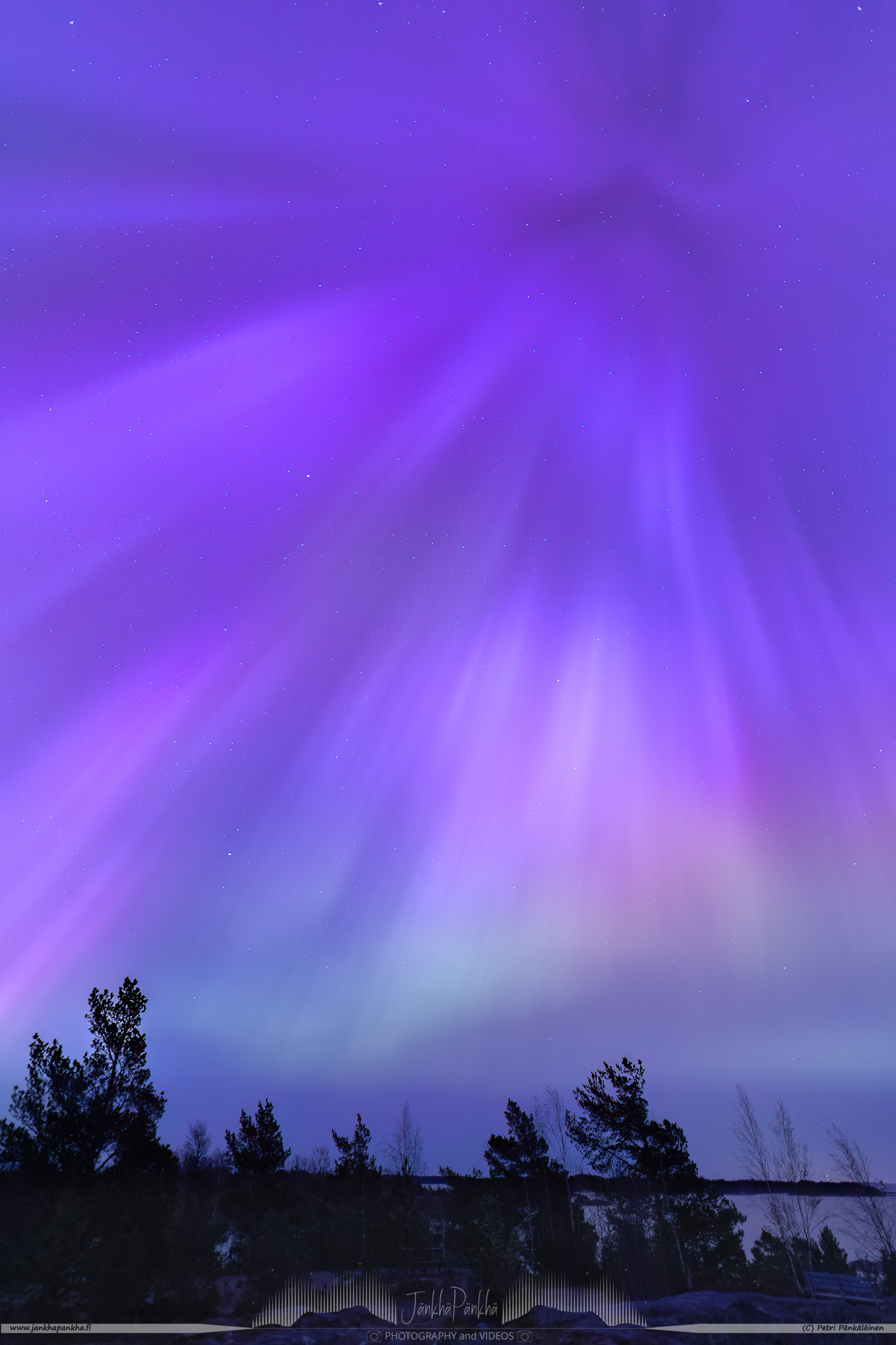 This was the strongest geomagnetic storm in 20 years. It caused very colorful northern lights in the Southern Europe, Florida and California. Normally the northern lights are on the north sky but this time they were on the Southern sky, over the Baltic Sea nearby Helsinki, Finland. During that night the northern lights metrics exploded as they had to measure extreme values of G5/KP9 geomagnetic storm.