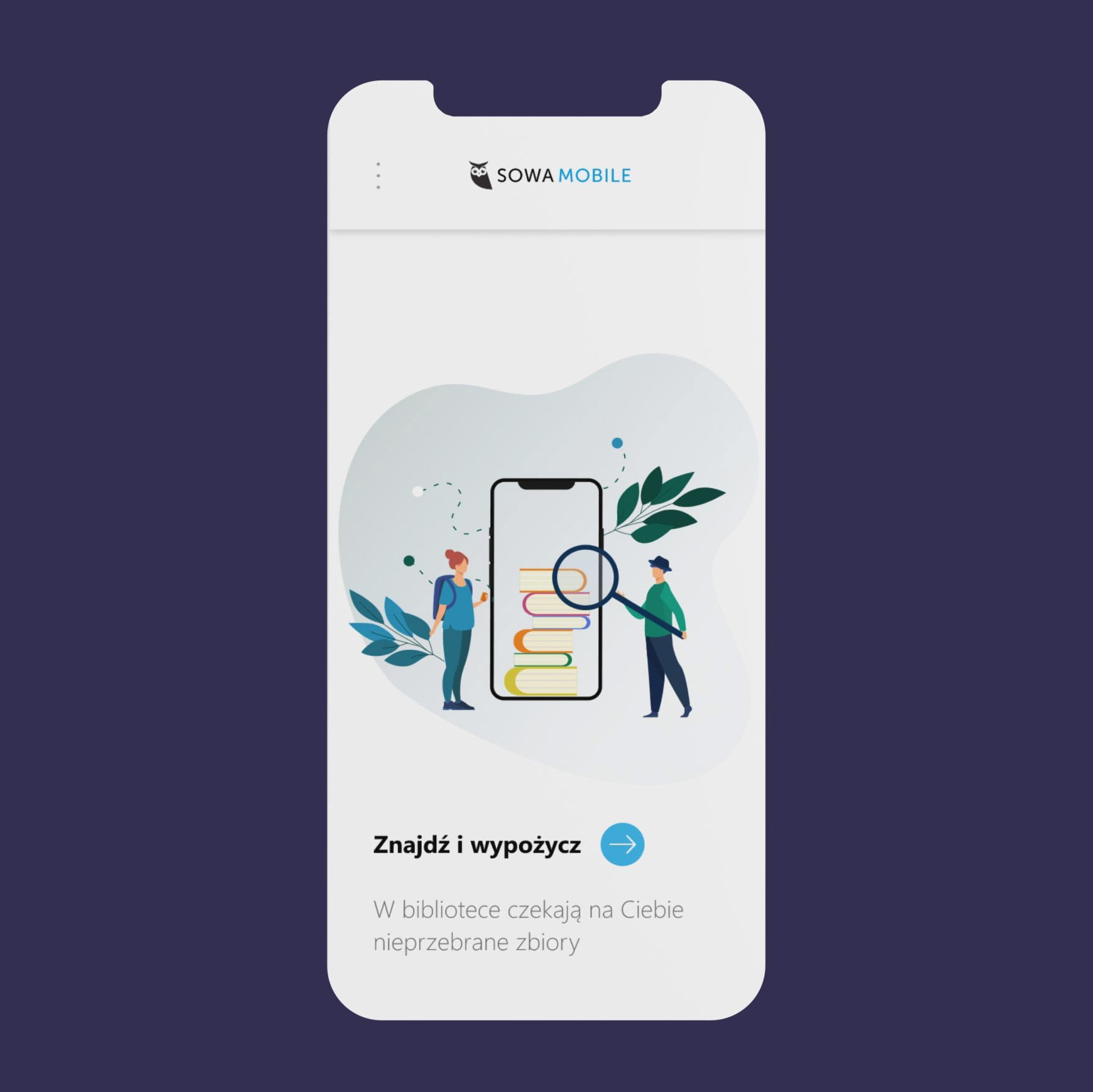 projekt ilustracji do aplikacji mobilnej