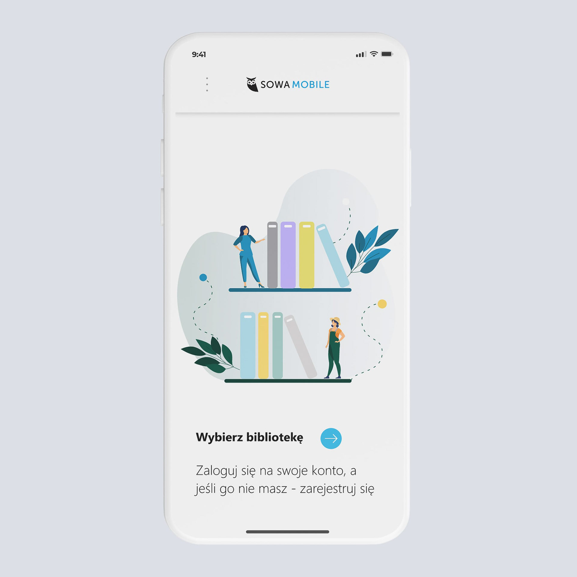 projekt ilustracji do aplikacji mobilnej