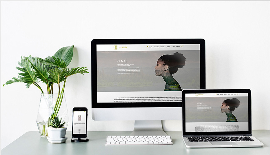 www.sundesign.pl // website layout design