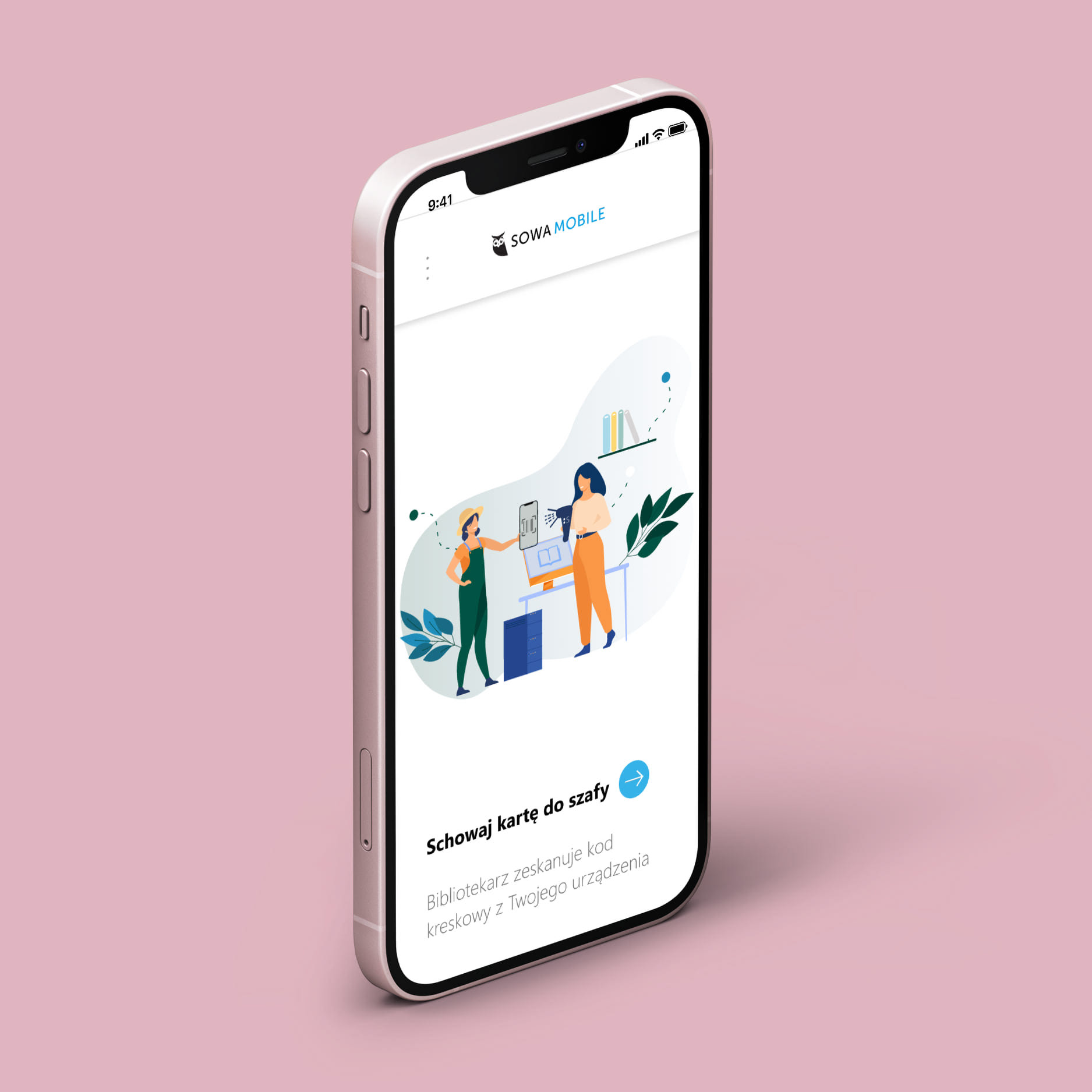projekt ilustracji do aplikacji mobilnej