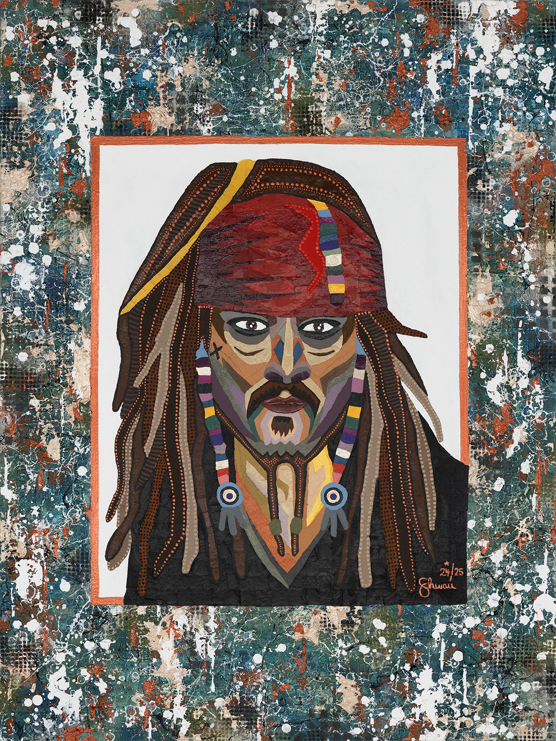 Johnny Depp | Unikat | 80x60 cm