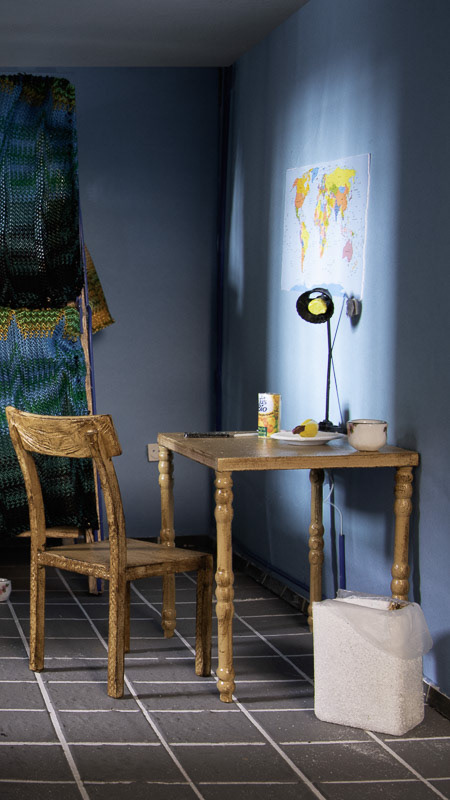 Chambre dans un centre d'accueil de la Croix Rouge