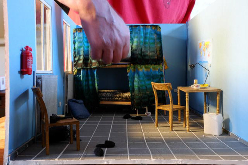 Mise enplace pour la prise de vue