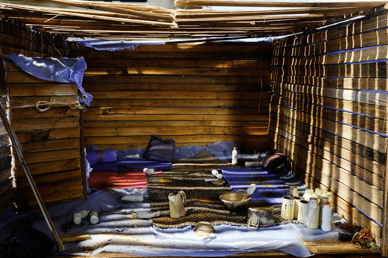 Cabane de transit au Maroc